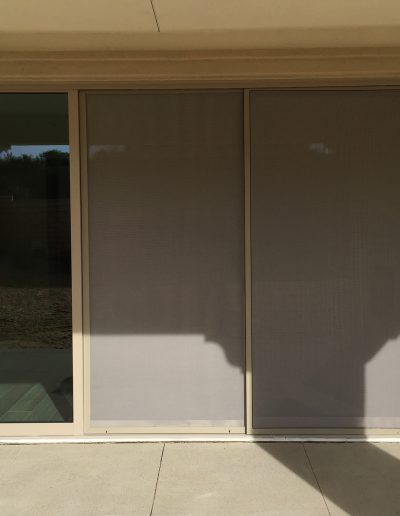 Double Track Sliding Screen Doors with Pet Trough Mesh