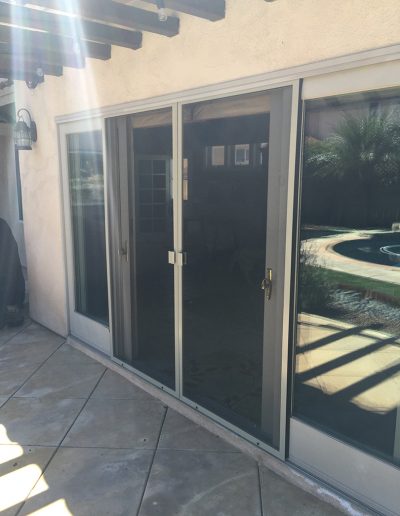 Standard Sliding Screen Doors with Meeting Bar (in Grey)