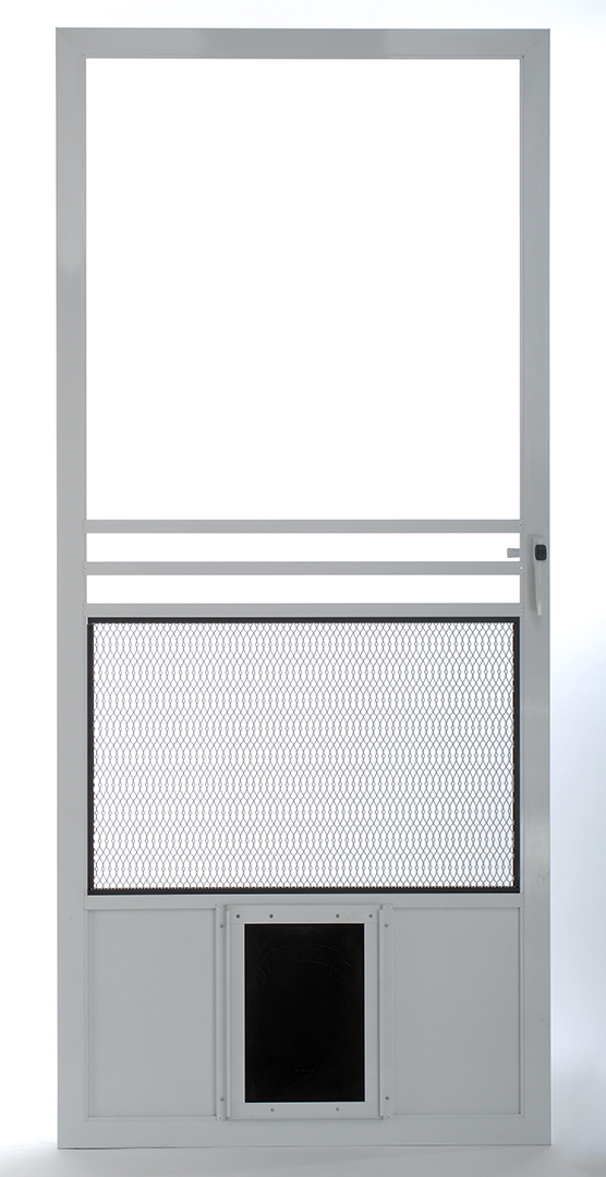 Swinger-Pet-Door Pet Screen door