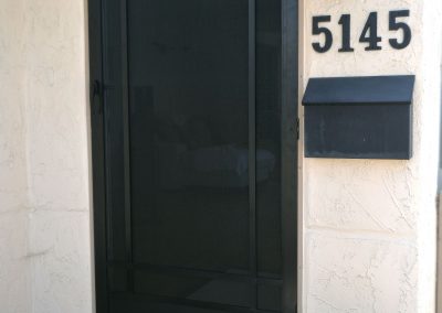 Bronze Prairie Swinging Screen Door
