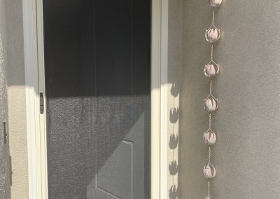 Single Retractable Door in Desert Sand