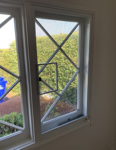 Single Wicket in Window Screen