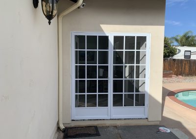 Cape Cod French Swinging Screen Doors in White