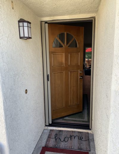Desert Sand Retractable Single Door