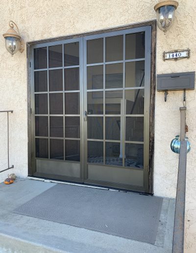 Cape Cod French Swinging Screen Doors (Bronze)