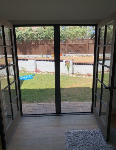 French Retractable Doors Interior View