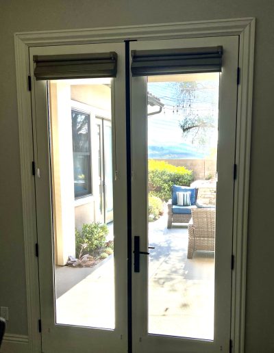 Interior View of French RollAway Retractable Doors