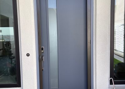 Vista Swinging Screen Door in Bronze with UltraVue