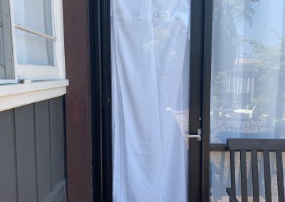 Exterior View of Single RollAway Retractable Door