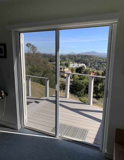 Interior View of French RollAway Retractable Doors