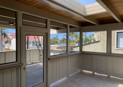 Interior View of Screened in Porch