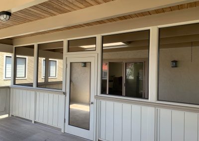 Exterior View of Custom Screened in Porch