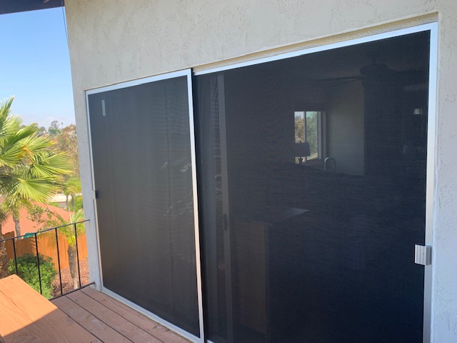 Slider Screen Doors with Protective UV Phifer Solar Screens
