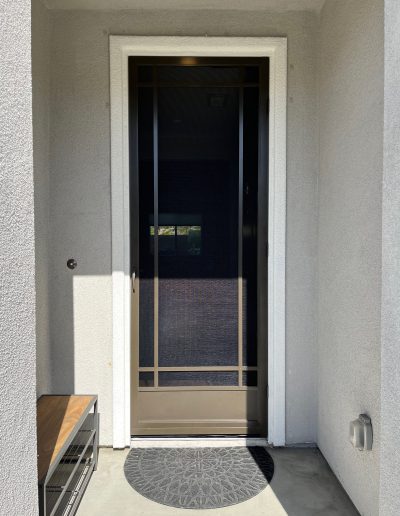 Prairie Swinging Screen Door (in Bronze)