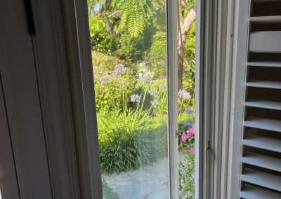 UltraVue Low-Profile Invisible Mesh on Casement Window