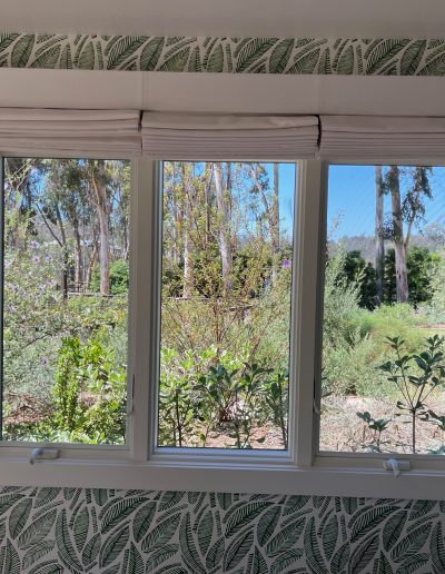 UltraVue Low-Profile Invisible Mesh on Casement Windows