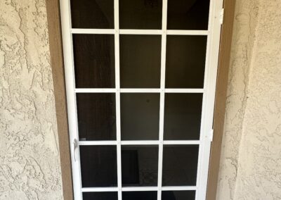 Cape Cod Swinging Screen Door in White