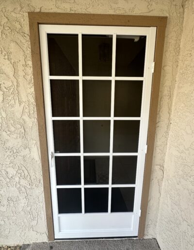 Cape Cod Swinging Screen Door (in White)