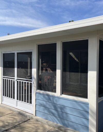 Craftsman French Swinging Screen Doors (in White)