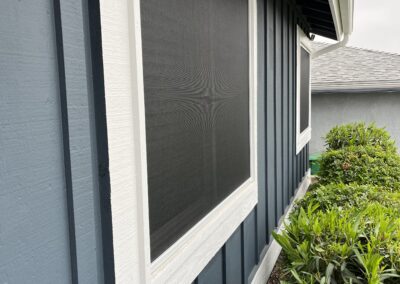 Solar Screens on Ground Level Windows