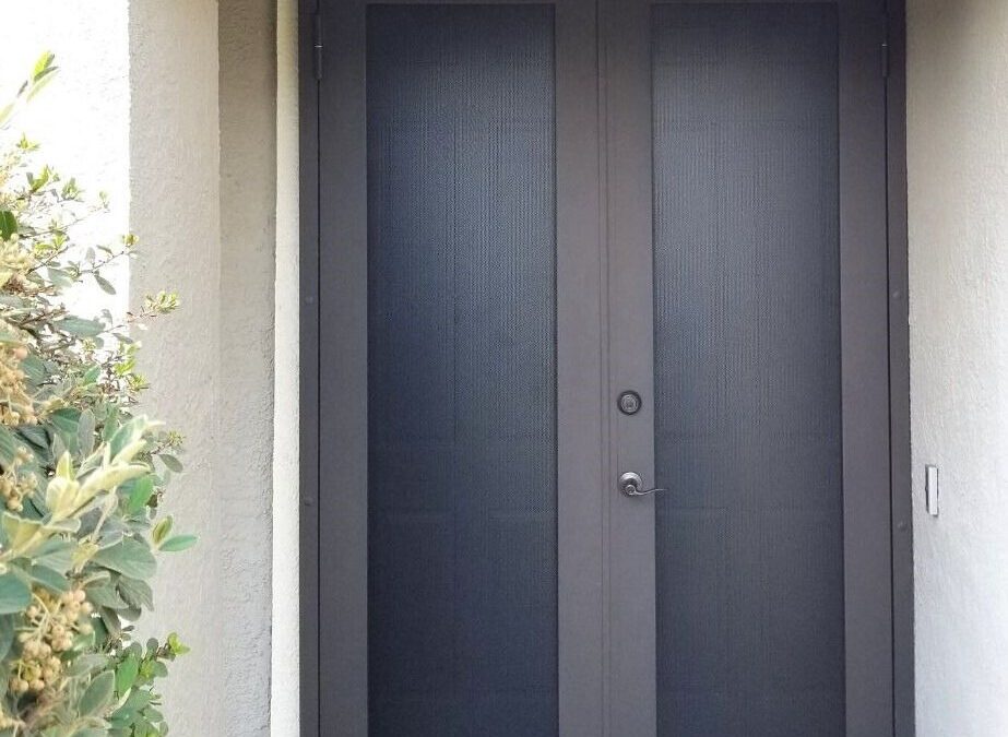 Double Retractable Screen Doors Santee