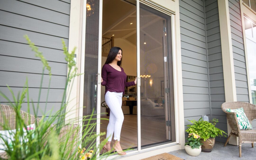 Double Retractable Screen Doors Bonita